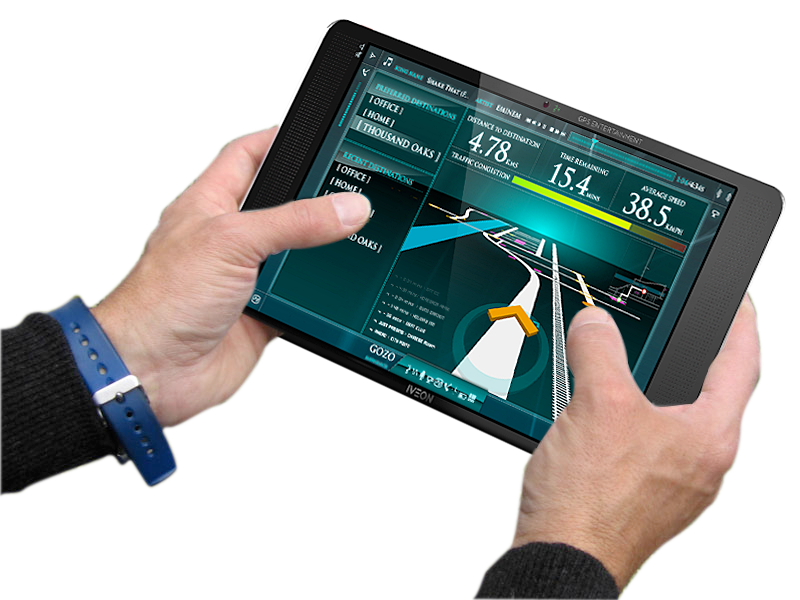 Buddy accessible media platform shown in use