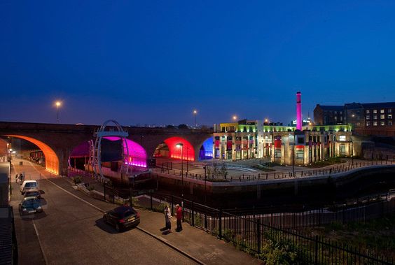 Architectural lighting controlled by Bisquare technology